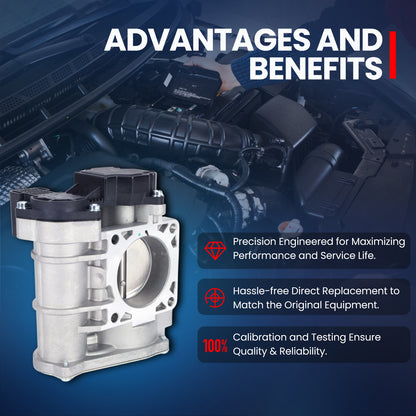 MOCA Throttle Body Fit for 2006-2008 Chevrolet Aveo Aveo5 L4 1.6L & 2006-2008 Pontiac Wave L4 1.6L