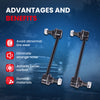 MCOA AUTOPARTS 2x Front Stabilizer Sway Bar End Links Fit for 2009-2012 Lincon MKZ & 2011-2012 Ford Fusion & 2010-2011 Mercury Milan