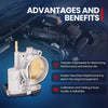 MOCA S20095 Throttle Body Fit for 2008-2012 Chevrolet Colorado 2.9L & 2008-2012 GMC Canyon 2.9L