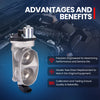 MOCA Throttle Body Fit for 2005-2019 Ford E-350 E-450 Super Duty 6.8L & 2007-2012 Ford Mustang 5.4L