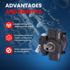 MOCA Power Steering Pump Fit for 2007-2009 Ford E-150 4.6L & 2007-2010 Ford E-350 Super Duty 6.8L