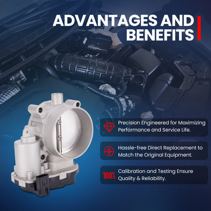 MOCA Throttle Body Fit for 2013-2023 Chrysler 300 5.7L & 2014-2024 Dodge Durango 5.7L & 2012-2019 Ram 2500 5.7L