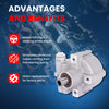 MOCA Power Steering Pump Fit for 2011-2015 Chevrolet Silverado 2500 HD 6.6L & 2011-2015 GMC Sierra 3500 HD 6.6L