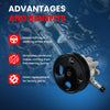 MOCA Power Steering Pump Fit for 2002-2011 Nissan X-Trail 2.5L & 2007-2013 Nissan Altima 2.5L