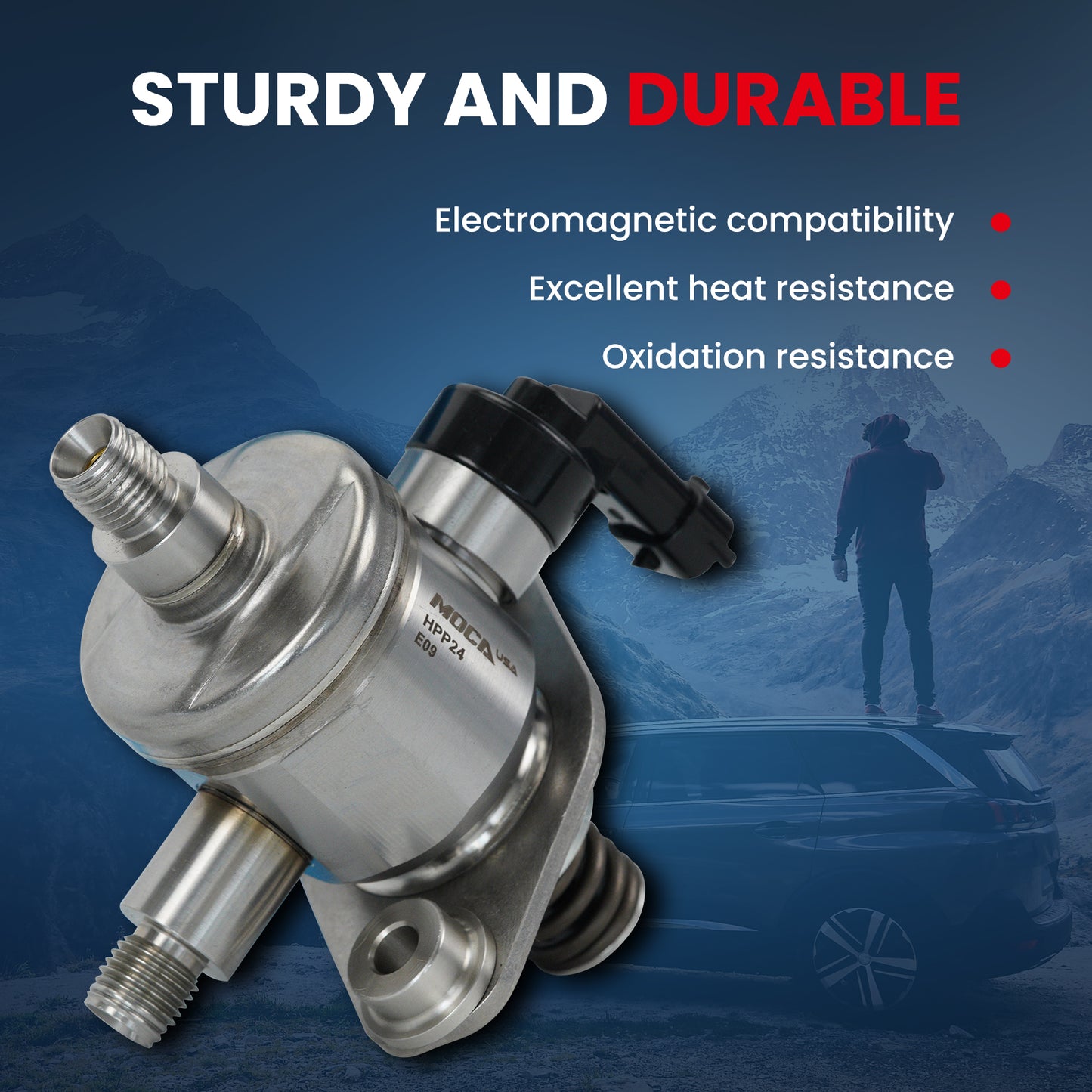 MOCA High Pressure Fuel Pump Fit for 2012-2016 Buick LaCrosse 3.6L & 2010-2014 Cadillac CTS 3.0L & 2012-2017 Chevrolet Caprice 3.6L & 2013-2017 GMC Terrain 3.6L