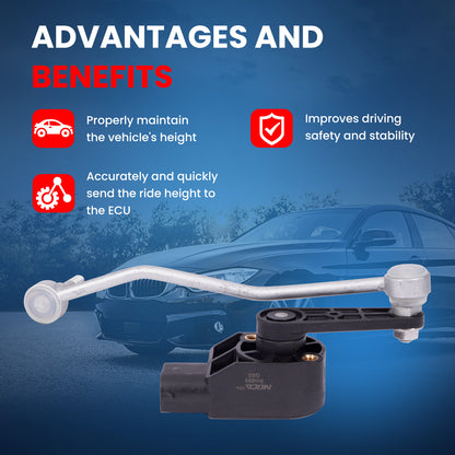 MOCA V10-72-0070 Front Right Ride Leveling Height Sensor Fit for 2006-2013 Bentley Continental & 2004-2010 Audi A8 Quattro & 2007-2010 Audi S8