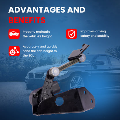 MOCA V10-72-0070 Rear Right Ride Leveling Height Sensor Fit for 2003-2013 Bentley Continental & 2004-2010 Audi A8 Quattro & 2004-2006 Volkswagen Phaeton