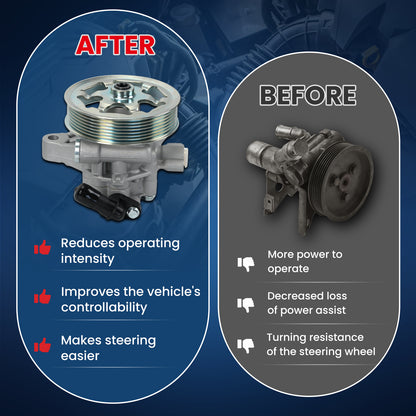 Bomba de dirección asistida MOCA compatible con Honda Accord 2.4L 2008-2012