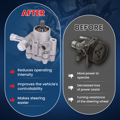 MOCA Power Steering Pump Fit for 2004-2006 Nissan Altima Sentra 2.5L