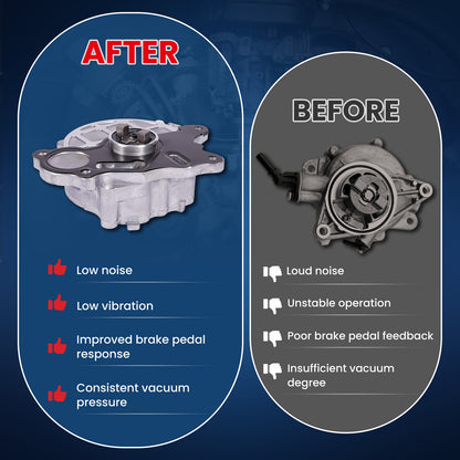 Bomba de vacío MOCA VCP169 compatible con Volkswagen Passat 2.0L (2012-2015), Volkswagen Jetta 2.0L (2009-2014) y Audi A3 2.0L (2010-2013)