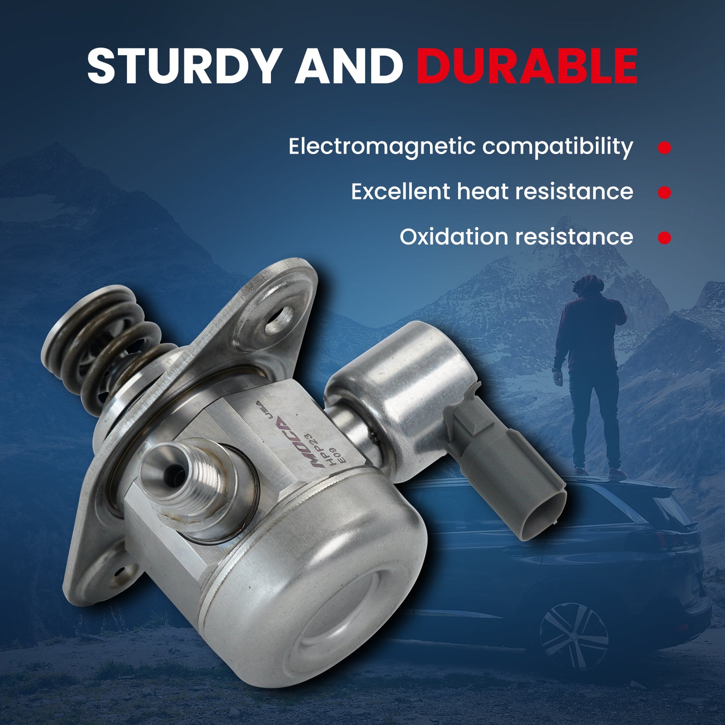 MOCA High Pressure Fuel Pump Fit for 2014-2017 Buick Regal 2.0L & 2014-2019 Chevrolet Impala 2.5L & 2013-2015 Chevrolet Malibu 2.0L 2.5L