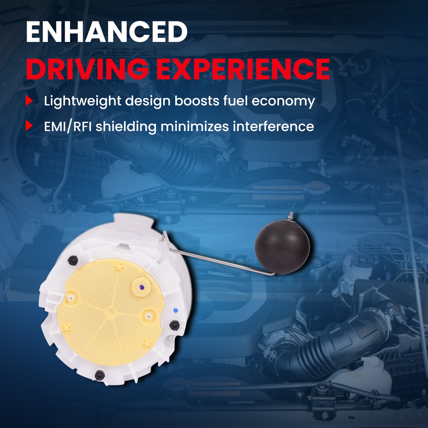 MOCA E7241M Fuel Pump Module Assembly for 2005-2010 Chrysler 300 & 2006-2010 Dodge Charger & 2005-2008 Dodge Magnum w/ 18 Gallon Tank