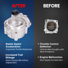 MOCA 674010 Throttle Body Fit for 2005-2009 Audi A4 Quattro 3.2L & 2000-2004 Audi A6 Quattro 2.7L & 2007-2011 Audi S6 5.2L