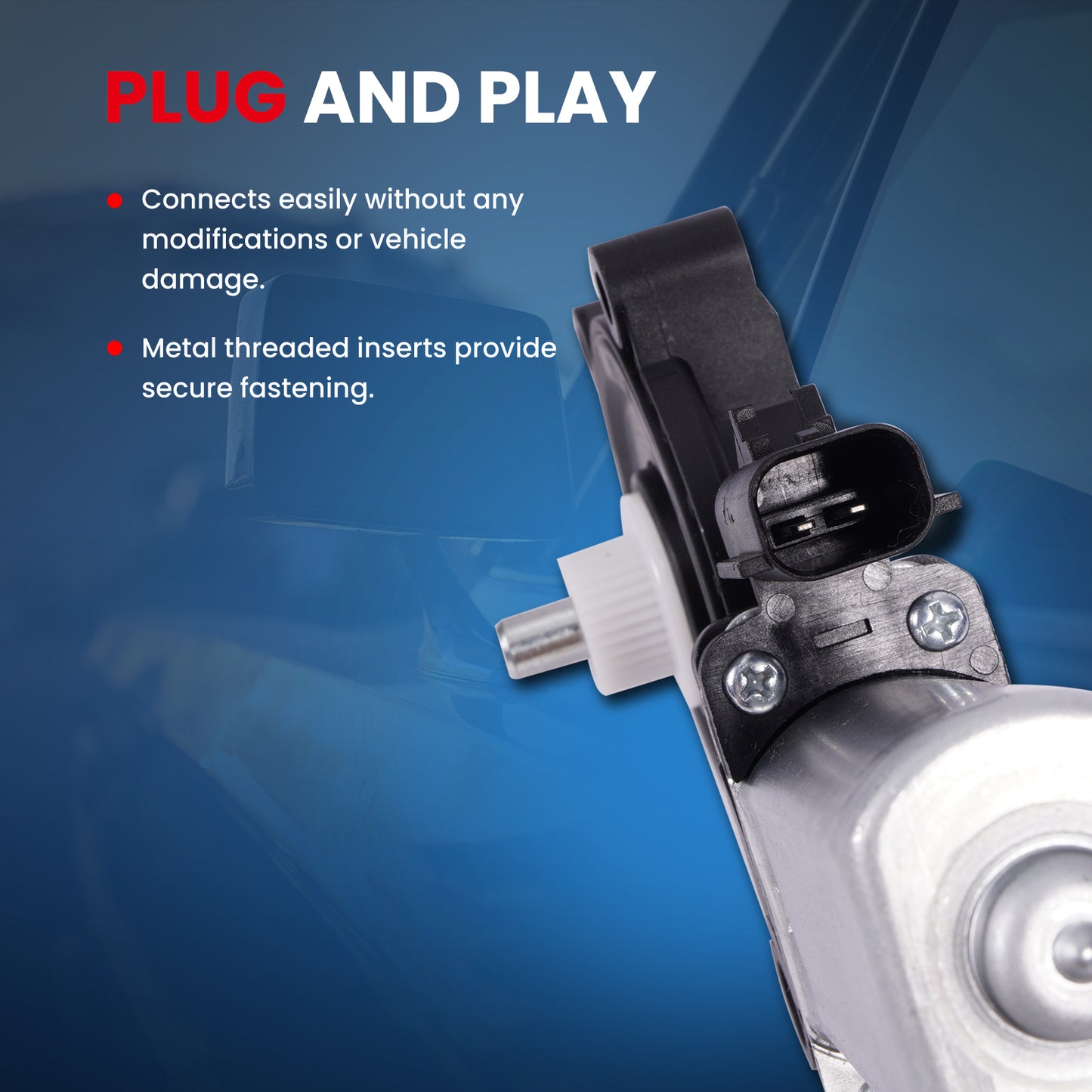 MOCA Front Rear Power Window Motor Fit for 2013-2020 Chevrolet Sonic & 2016 Chevrolet Cruze Limited & 2012/4/26-2015 Chevrolet Cruze