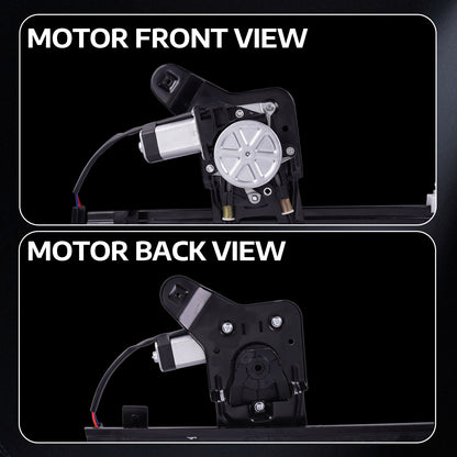 Regulador de ventana eléctrica trasera derecha MOCA con motor compatible con Cadillac Escalade ESV 2003-2006 y Chevrolet Avalanche 1500 2500 2002-2006 y GMC Yukon XL 1500 2500 2000-2006
