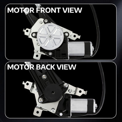 MOCA Front Left Power Window Regulator w/ Motor Fit for 2003-2014 Ford E-150 & 1999-2021 Ford E-350 Super Duty & 1999-2002 Ford Econoline Wagon