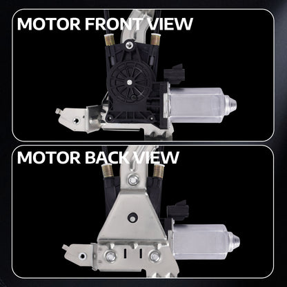 MOCA Rear Right Power Window Regulator w/ Motor Fit for 2002-2006 Cadillac Escalade & 2001-2006 GMC Yukon
