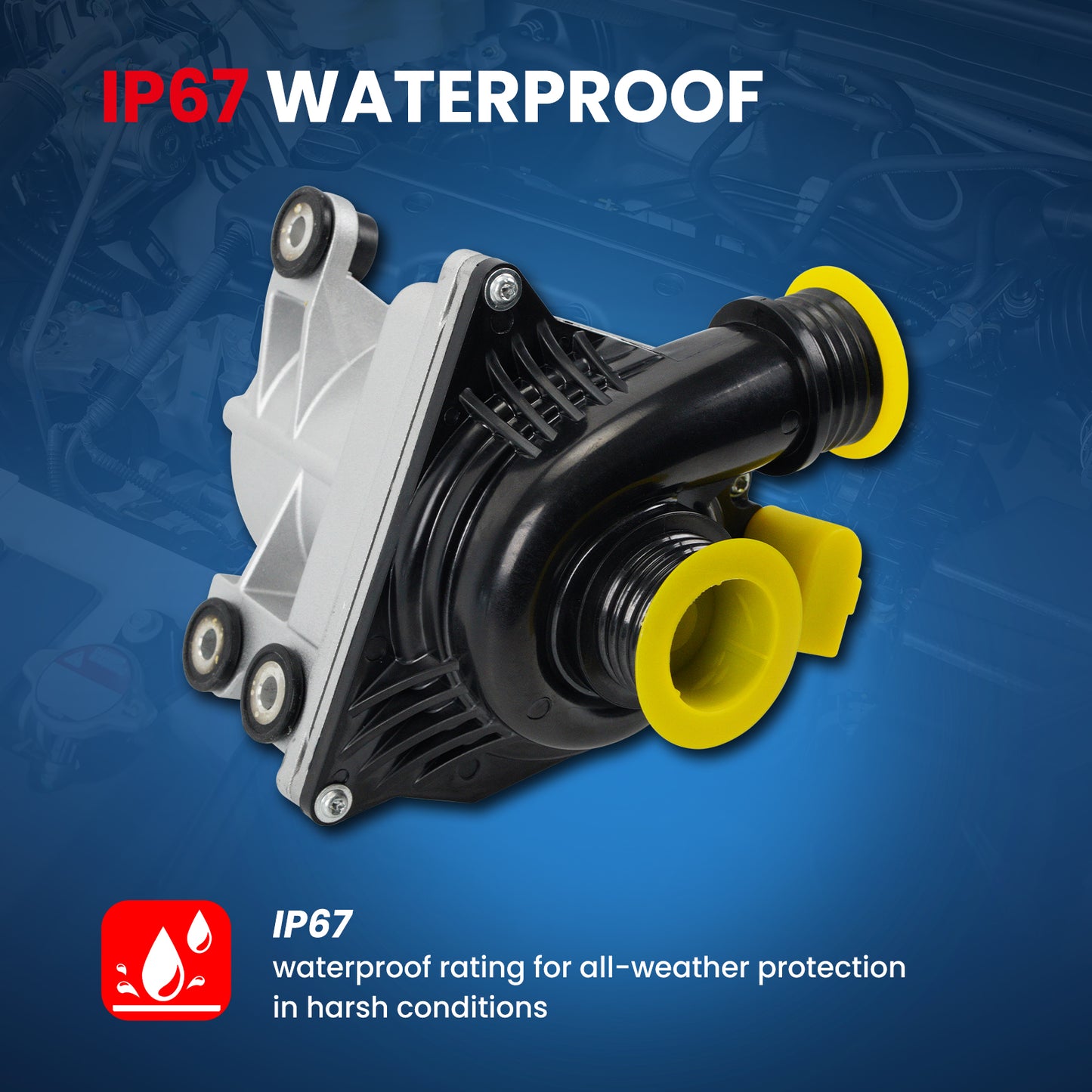 Bomba de agua de motor eléctrico MOCA compatible con BMW X5 3.0L 2007-2010