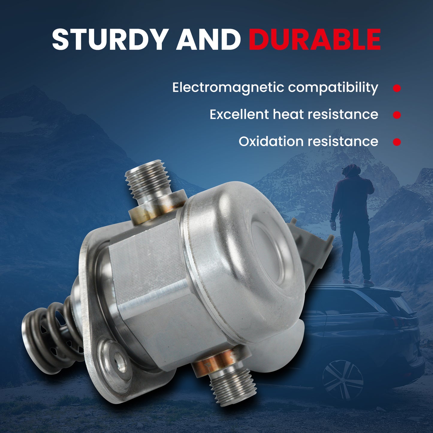 MOCA High Pressure Fuel Pump Fit for 2013-2016 Ford Escape 1.6L & 2014-2016 Ford Transit Connect 1.6L & 2014-2019 Ford Fiesta 1.6L