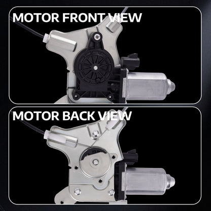 Elevalunas eléctrico trasero derecho MOCA con motor compatible con Cadillac Escalade 2007-2014, Chevrolet Tahoe 2007-2014 y GMC Yukon 2007-2014