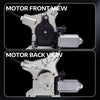 MOCA Rear Right Power Window Regulator w/ Motor Fit for 2007-2014 Cadillac Escalade & 2007-2014 Chevrolet Tahoe & 2007-2014 GMC Yukon