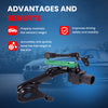 MOCA V10-72-0056 Rear Left Ride Leveling Height Sensor Fit for 2015-2024 Porsche Macan & 2011-2018 Audi A8 Quattro & 2012-2018 Audi A6 A7 Quattro