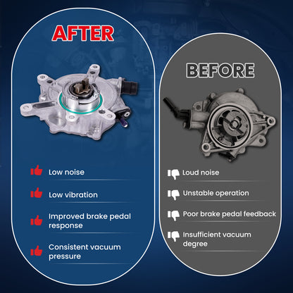 Bomba de vacío MOCA VCP180 compatible con Mercedes-Benz G63 AMG 5.5L (2013-2017), Mercedes-Benz S550e 3.0L (2015-2017) y Mercedes-Benz GL63 AMG 5.5L (2013-2016)