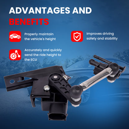 MOCA 97034302103 Front Left Ride Leveling Height Sensor Fit for 2010-2016 Porsche Panamera