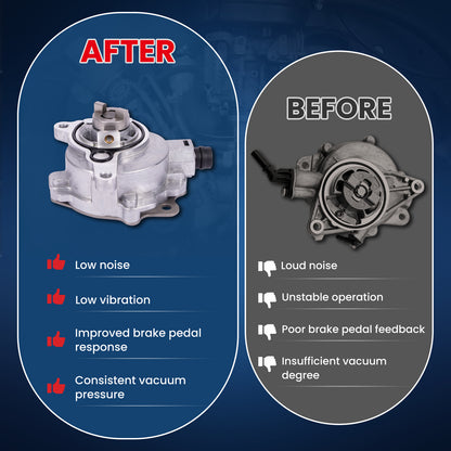 Bomba de vacío MOCA VCP129 compatible con Ford Mustang 2.3L (2015-2021), Ford Fusion 2.0L (2013-2020) y Lincoln MKZ 2.0L (2013-2019)
