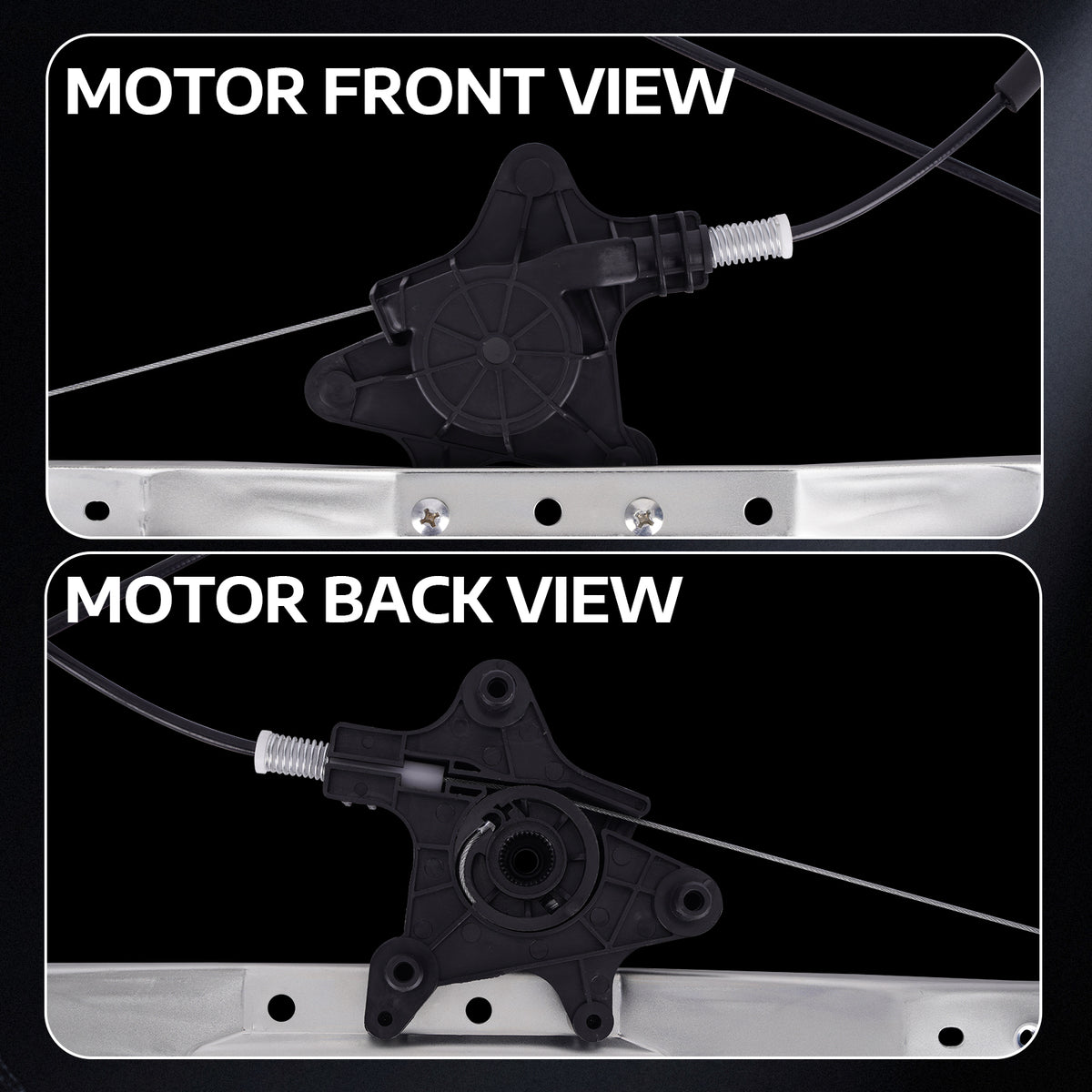Elevalunas eléctrico delantero izquierdo MOCA compatible con Chrysler Town &amp; Country (2008-2016) y Volkswagen Routan (2009-2014)
