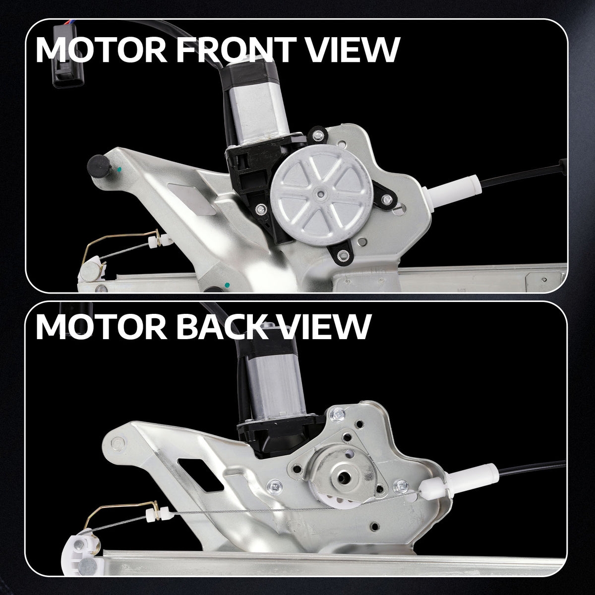 MOCA Front Left Power Window Regulator w/ Motor Fit for 2000-2005 Buick LeSabre