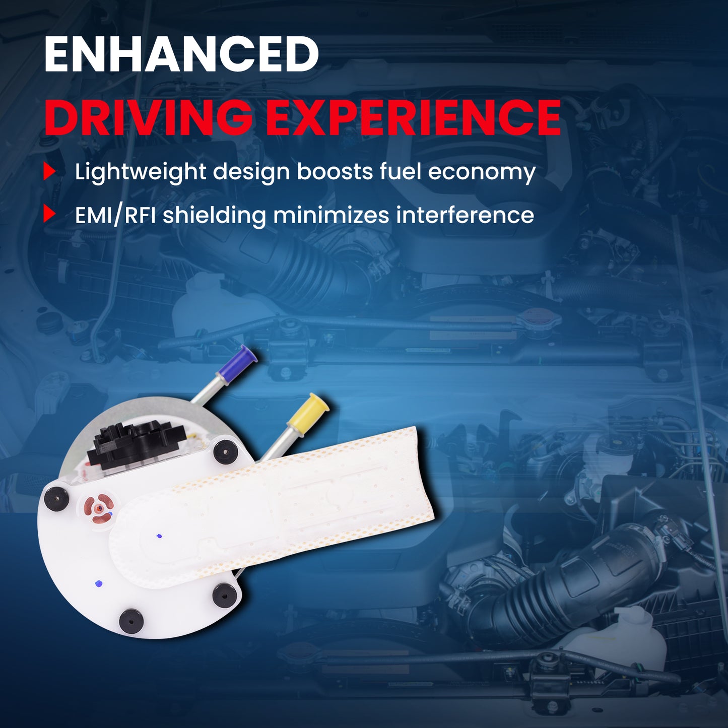 MOCA E3559M Fuel Pump Module Assembly for 2002-2004 Chevrolet Tahoe & GMC Yukon 5.3L