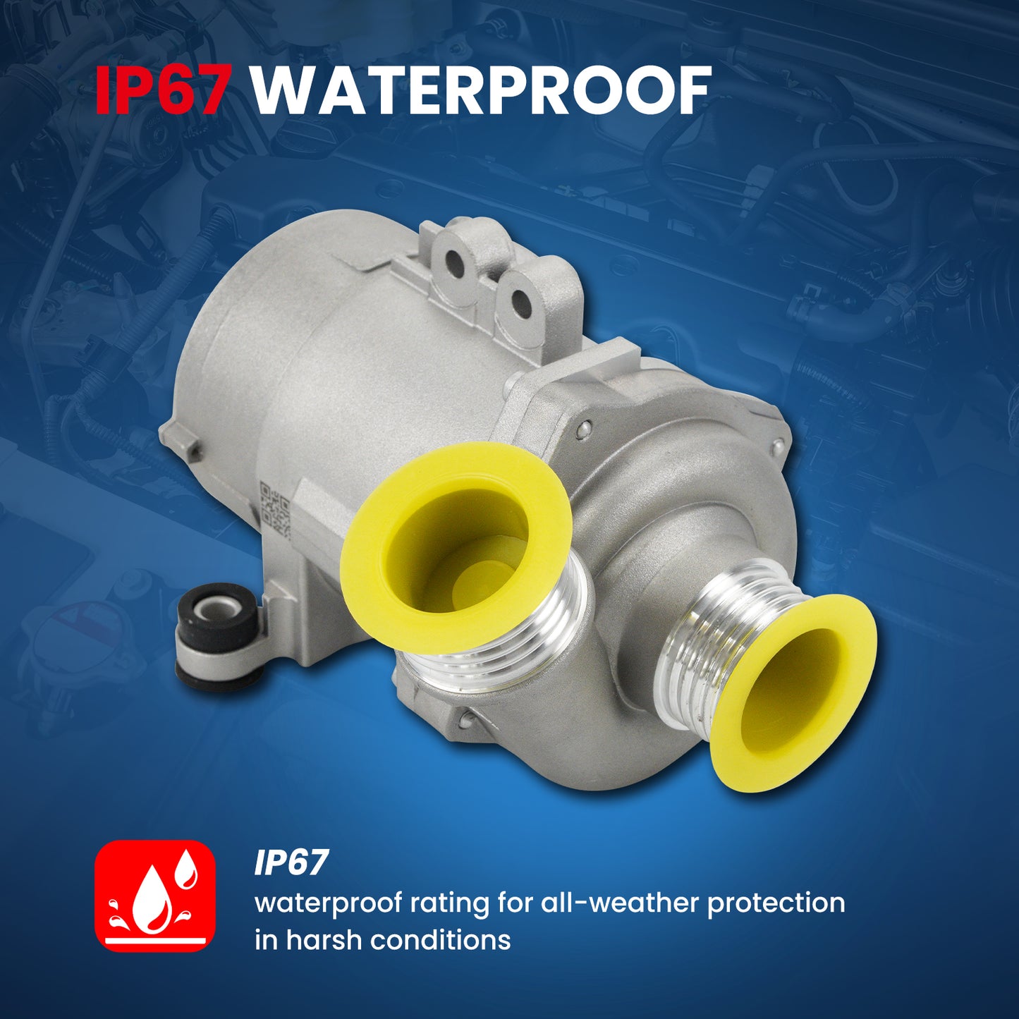 Bomba de agua eléctrica MOCA para BMW 128i 3.0L (2008-2013), BMW 328i 3.0L (2007-2013), BMW X3 X5 3.0L (2007-2010) y BMW Z4 3.0L (2006-2011)