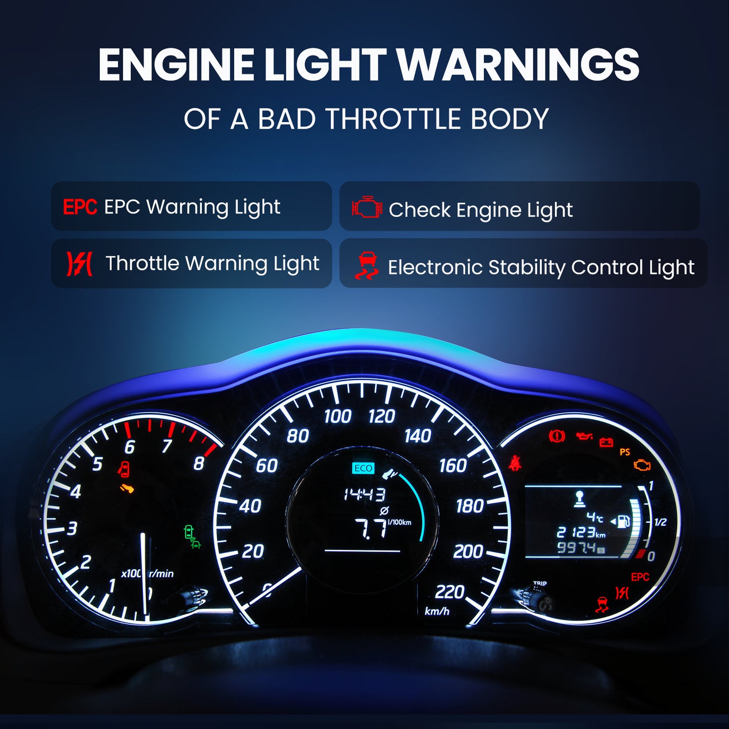 MOCA Throttle Body Fit for 2005-2006 Pontiac GTO 6.0L & 2005-2007 Chevrolet Corvette 6.0L & 2006-2008 Chevrolet Corvette 7.0L