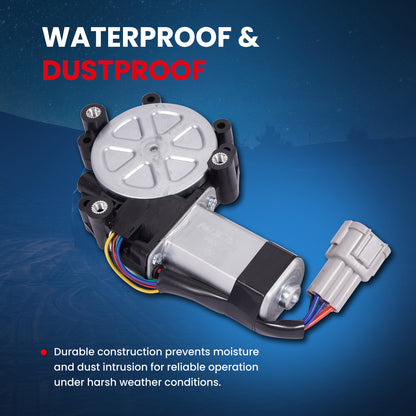 MOCA Front Right Power Window Motor Fit for 2005-2015 Nissan Armada & 2004-2015 Nissan TITAN & 2004-2013 INFINITI QX56