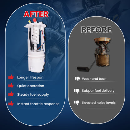 MOCA E8743M Fuel Pump Module Assembly for 2005-2015 Nissan Xterra & 2005-2012 Nissan Pathfinder & 2005-2019 Nissan Frontier