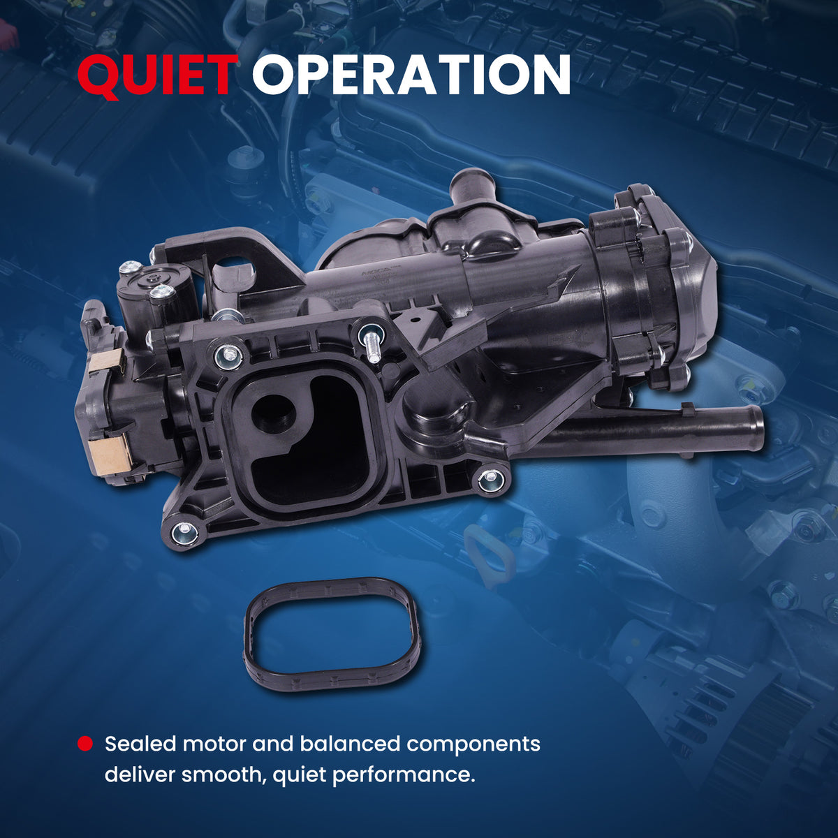 Bomba de agua eléctrica MOCA para Chevrolet Blazer 2.0L (2020-2024), Cadillac XT6 2.0L (2021-2024), GMC Acadia 2.0L (2020-2023) y Buick Envision 2.0L (2021-2023)