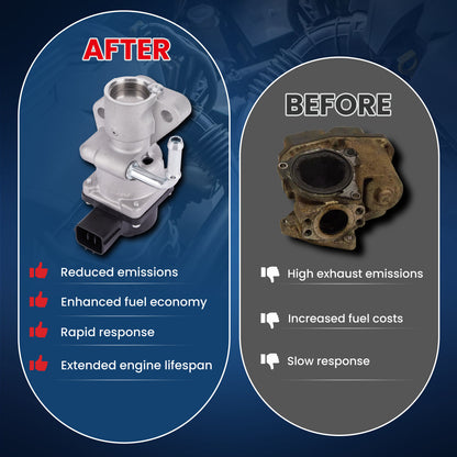 Válvula EGR MOCA EGV1025 compatible con Ford Escape 2.5L 2009-2019, Ford Fusion 2.5L 2010-2020 y Mazda 6 2.5L 2009-2013