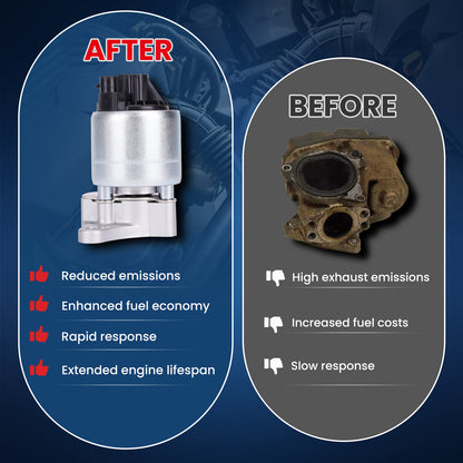 MOCA EGV466 EGR Valve Fit for 1996-2001 Buick Regal 3.8L & 1995-2001 Pontiac Bonneville 3.8L & 1997-2001 Pontiac Grand Prix 3.8L