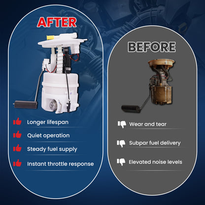 MOCA E9123M Fuel Pump Module Assembly for 2013-2019 Nissan Sentra 1.8L