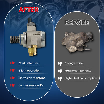 MOCA High Pressure Fuel Pump Fit for 2011-2014 Audi A1 1.4L & 2008-2013 Seat Leon 1.4L & 2013-2016 Volkswagen Tiguan 1.4L Turbocharged