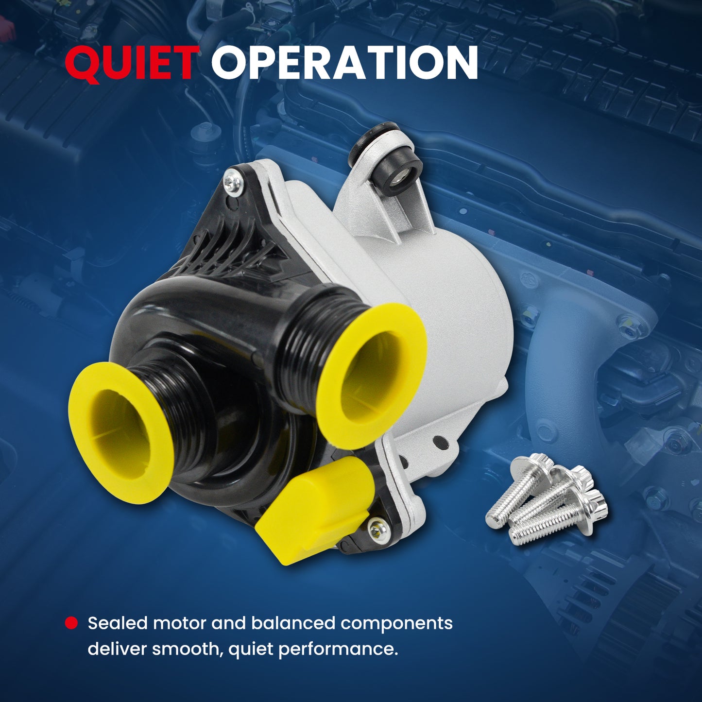 Bomba de agua de motor eléctrico MOCA compatible con BMW X5 3.0L 2007-2010