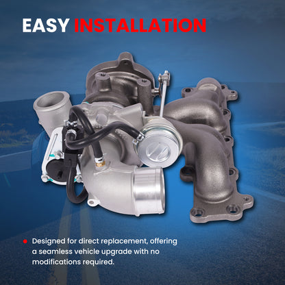 MOCA K03 Turbo Turbocharger Fit for 2017-2018 Jaguar XE 2.0L & 2013-2015 Jaguar XF 2.0L & 2013-2015 Land Rover LR2 2.0L GAS ONLY