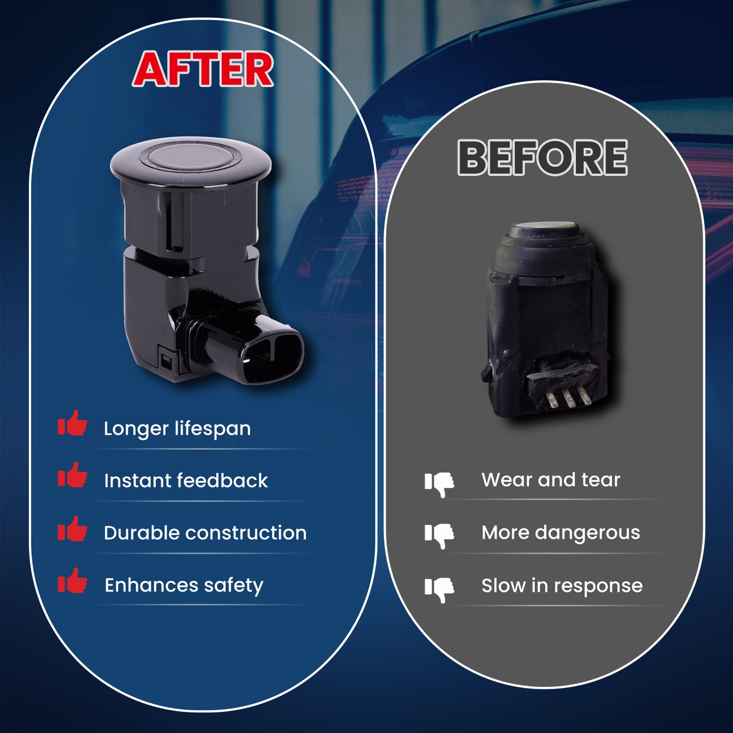 MOCA Parking Aid Sensor Fit for 2009-2011 Lexus GS450h & 2008-2010 Lexus IS F & 2006-2010 Lexus IS350