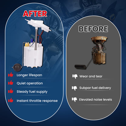 MOCA E7241M Fuel Pump Module Assembly for 2005-2010 Chrysler 300 & 2006-2010 Dodge Charger & 2005-2008 Dodge Magnum w/ 18 Gallon Tank