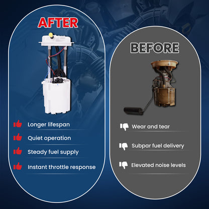 MOCA E7219M Fuel Pump Module Assembly for 2007-2011 Dodge Nitro 3.7L 4.0L & 2008-2012 Jeep Liberty 3.7L