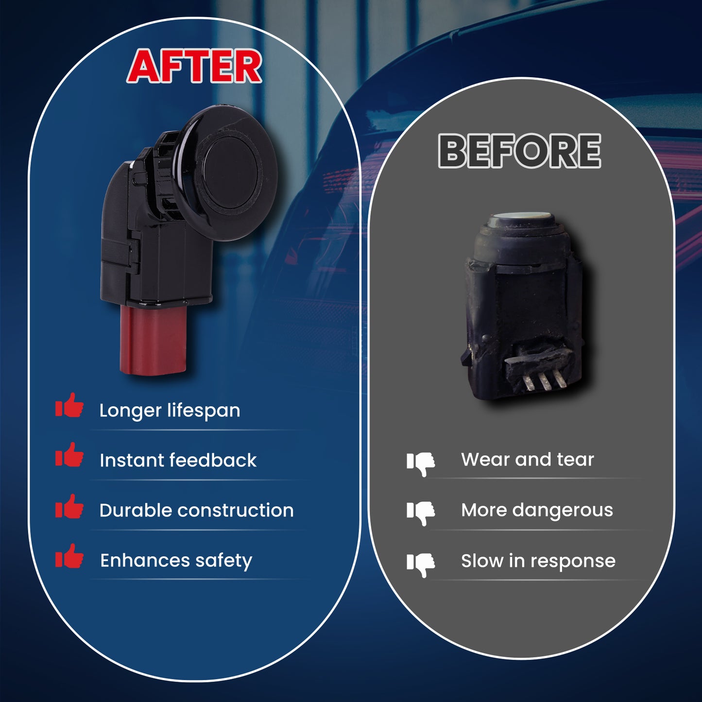 MOCA Rear Parking Aid Sensor Fit for 2005-2010 Honda Odyssey