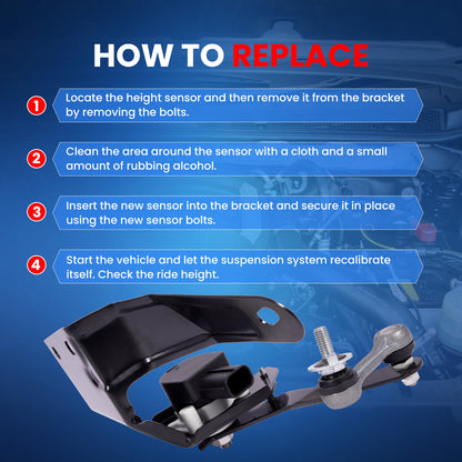 MOCA 927-011 Rear Left Ride Leveling Height Sensor Fit for 2006-2015 Lexus IS250 2.5L & 2006-2015 Lexus IS350 3.5L & 2008-2014 Lexus IS F 5.0L