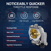 MOCA Throttle Body Fit for 2008-2011 Cadillac CTS V6 3.6L & 2010-2011 Cadillac SRX V6 3.0L & 2008-2011 Cadillac STS V6 3.6L & 2010-2011 GMC Terrain V6 3.0L