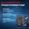 MOCA Power Steering Pump Fit for 2008-2010 Ford F-250 F-350 F-450 F-550 Super Duty 6.8L